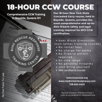 NYS 18 Hour Concealed Carry Firearm Safety Course - CCW (BVAC)